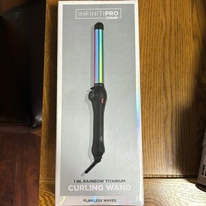Infinitipro by Conair 1 inch Rainbow Titanium Curling Wand